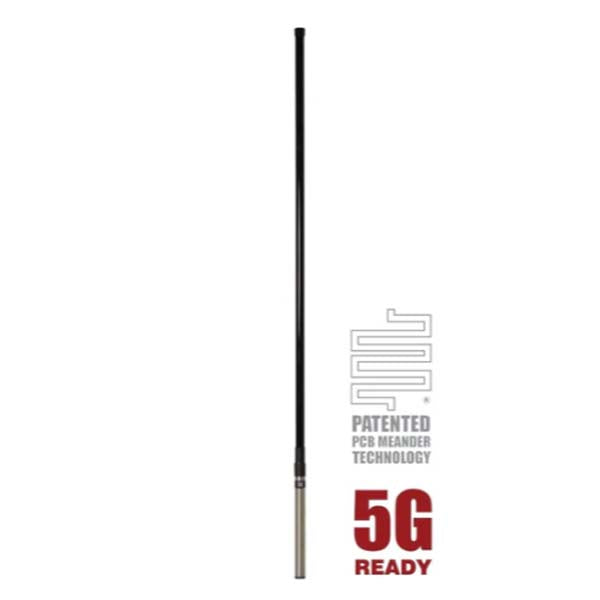 RFI COL8195 5G LTE 6.5dBi Collinear Antenna (698-3800MHz); 10m SMA(M) - Black 965mm