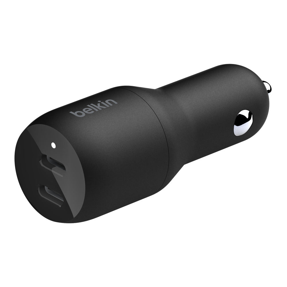 Belkin BoostCharge 36W Car Charger - With Dual USB-C Outputs