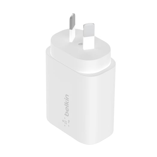 Belkin 25w Wall Charger w-cable - USB-C to USB-C PPS - White