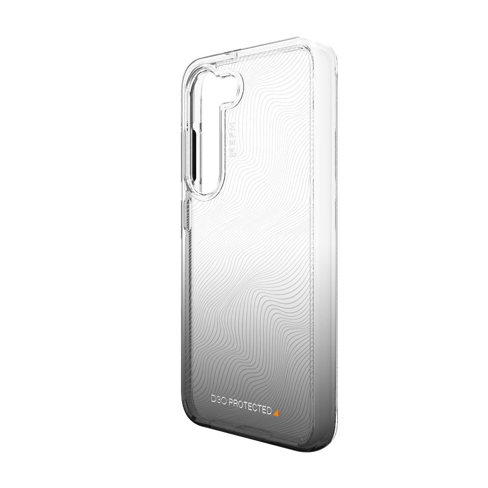 EFM Aspen Case Armour with D3O Crystalex - For Samsung Galaxy S23 - Black Gradient