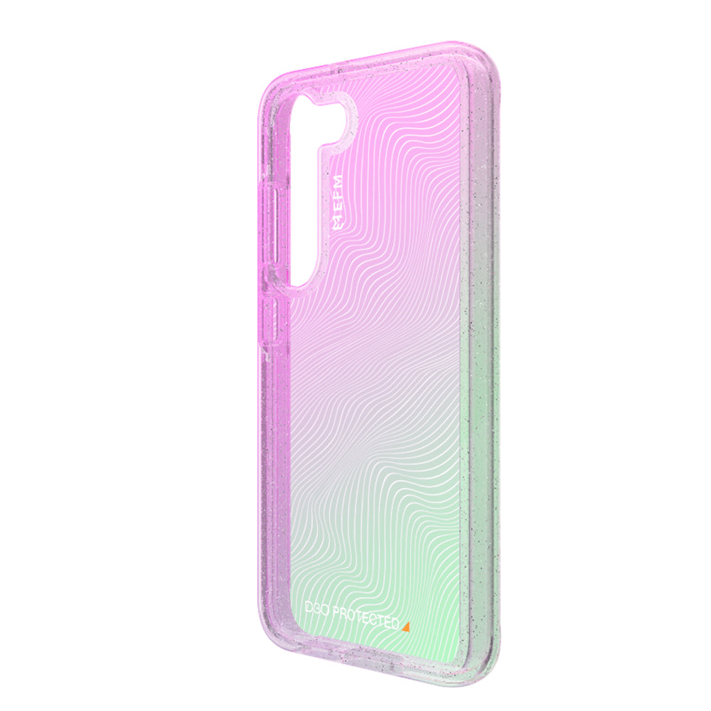 EFM Aspen Case Armour with D3O Crystalex - For Samsung Galaxy S23 -  Glitter Pearl
