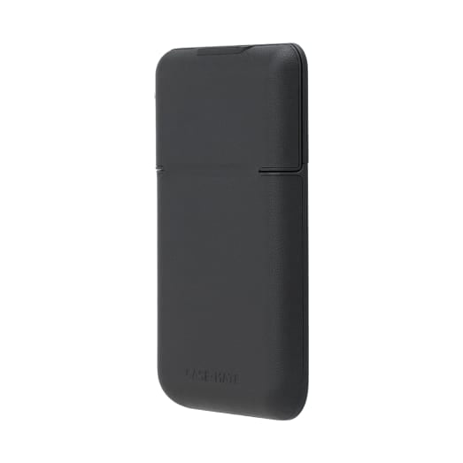 Case-Mate Magnetic Leather Flip Wallet Case - For MagSafe - Black