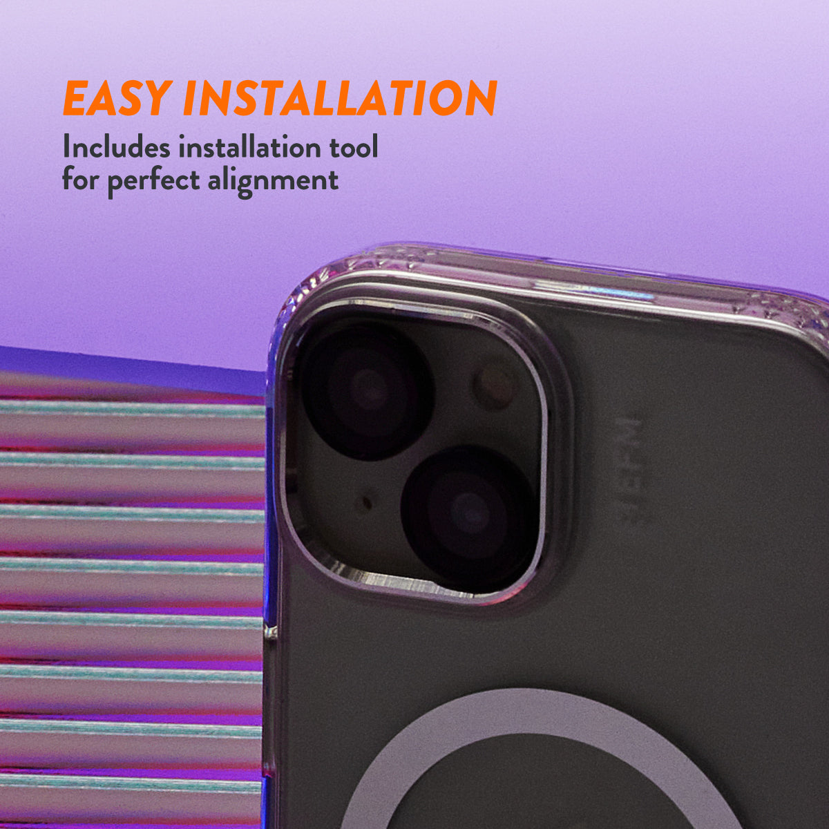 EFM Camera Lens Armour - For iPhone 15 Pro/15 Pro Max