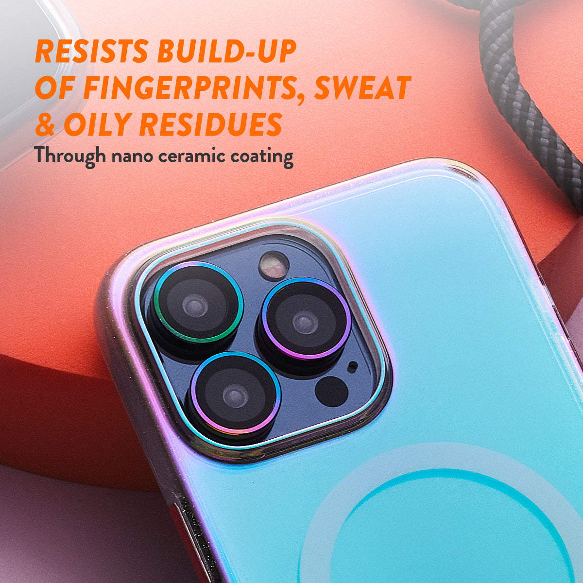 EFM Camera Lens Armour - For iPhone 15 Pro/15 Pro Max