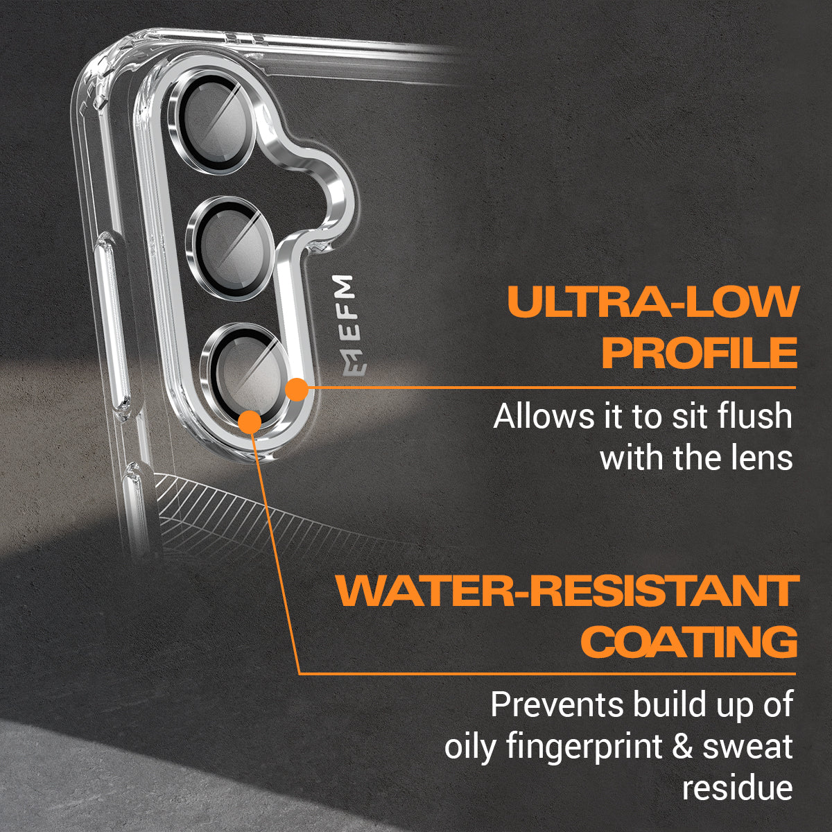EFM Camera Lens Armour - For Samsung Galaxy S24+