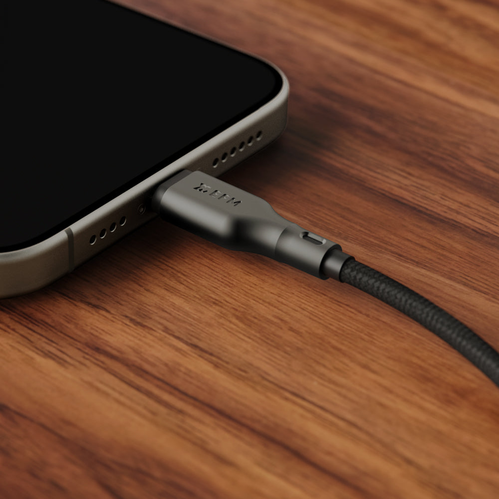 EFM USB-C to USB-C 100W Essential Power Cable - With Aramid Fibre Reinforcement 1M