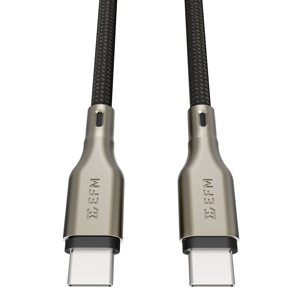 EFM USB-C to USB-C 140W Pro Power and Data Cable - With Aramid Fibre Reinforcement 1M