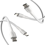 EFM USB-C Braided Cable Twin Pack - 2M