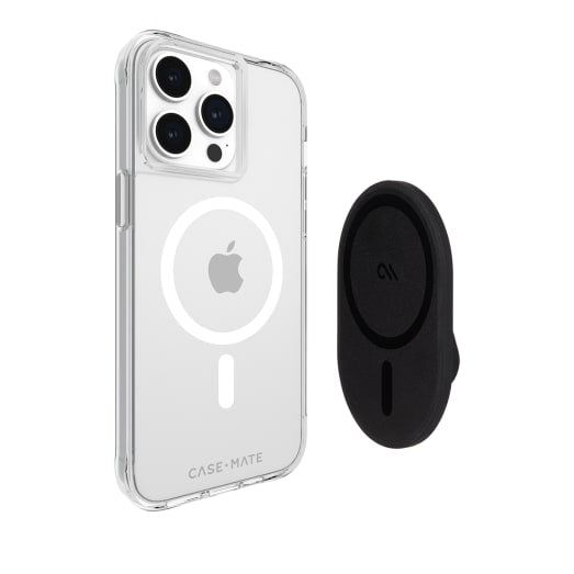 Case-Mate Glossy Magnetic Lip Gloss Holder - Works with MagSafe - Midnight - Black