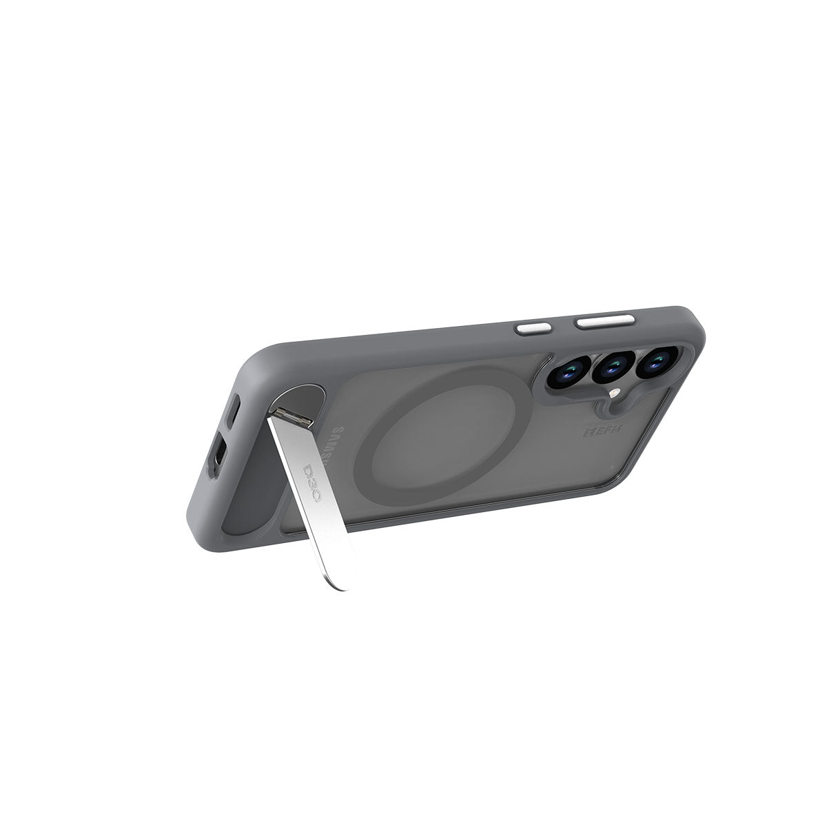 EFM Alta Case with D3O BIO - For Samsung Galaxy S25+ - Grey/ Clear