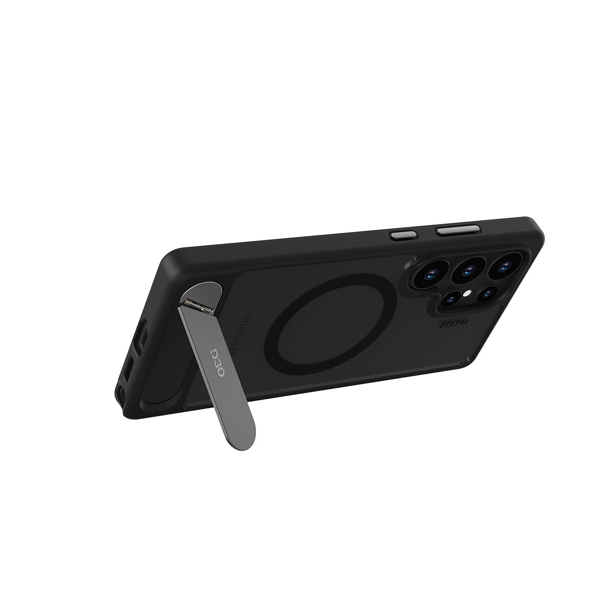 EFM Alta Case with D3O BIO - For Samsung Galaxy S25 Ultra - Black/ Clear