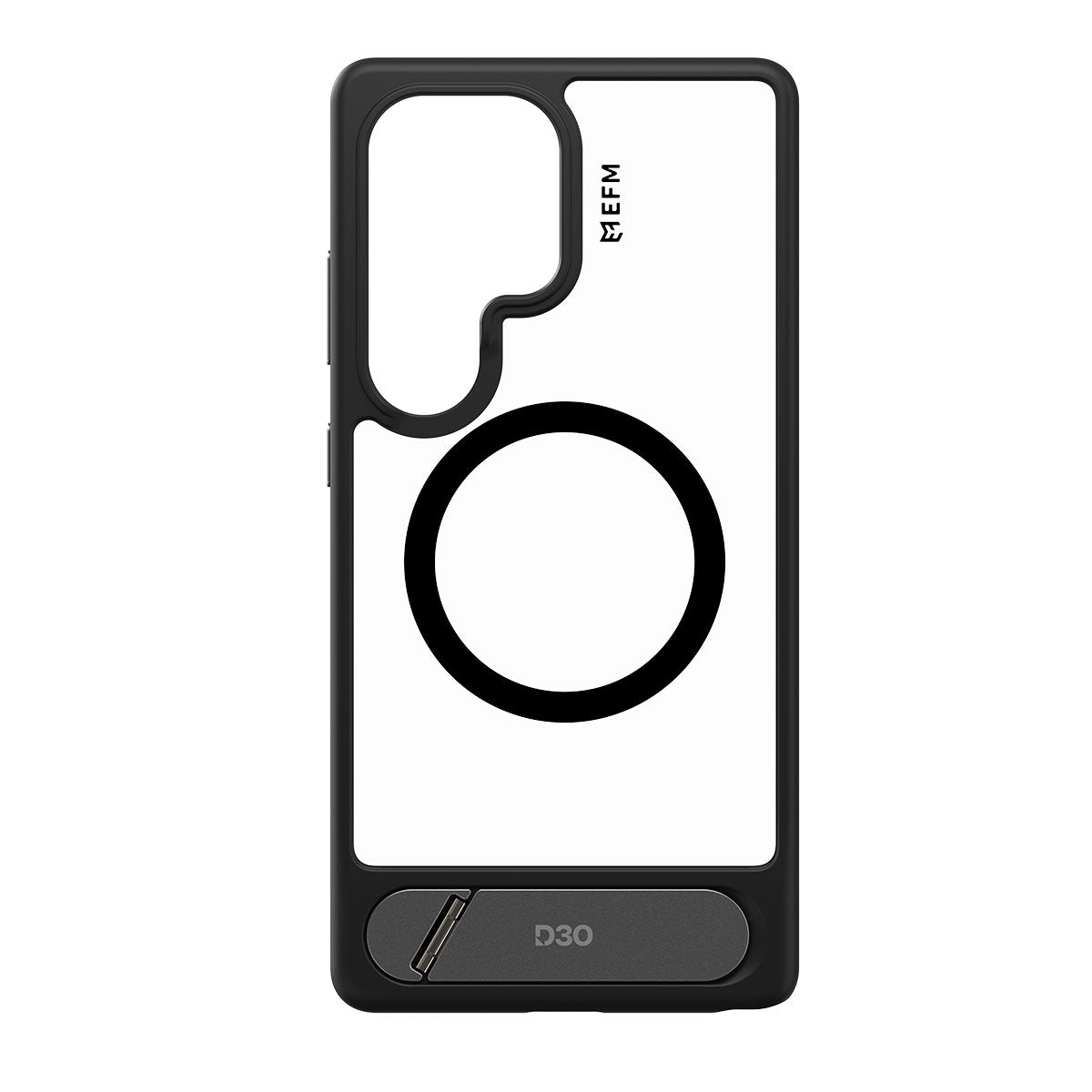 EFM Alta Case with D3O BIO - For Samsung Galaxy S25 Ultra - Black/ Clear