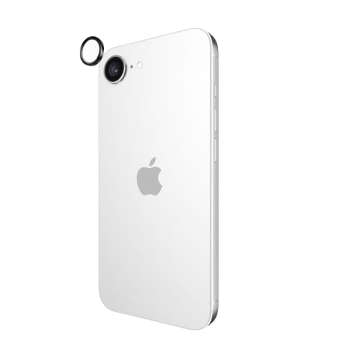 Case-Mate Aluminium Ring Lens Protector - For iPhone 17e/16e/15/14/13 - Black