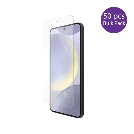 EFM Tempered Glass Screen Protector Bulk Pack - For Samsung Galaxy S24 / S25 - Clear