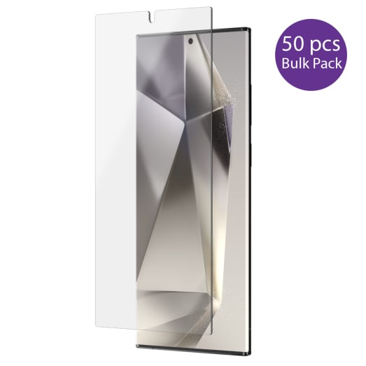 EFM Tempered Glass Screen Protector Bulk Pack - For Samsung Galaxy S25 Ultra - Clear