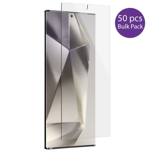 EFM Tempered Glass Screen Protector Bulk Pack - For Samsung Galaxy S25 Ultra - Clear