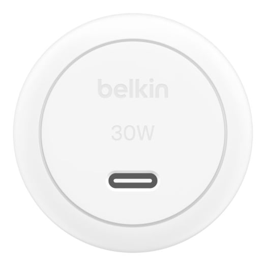 Belkin BoostCharge 30W Wall Charger - With USB-C Output - White