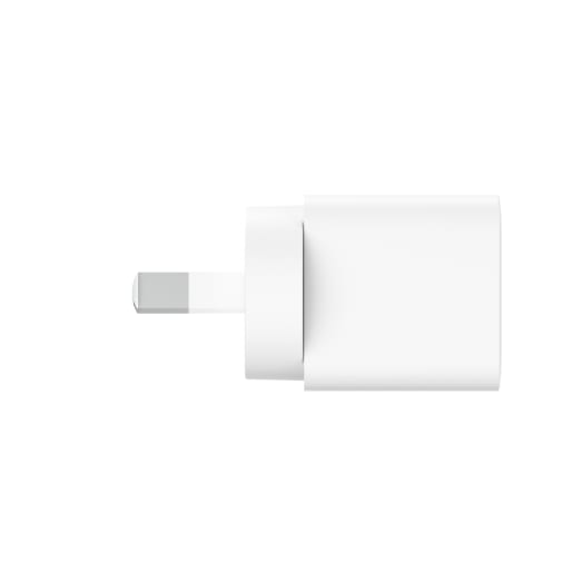 Belkin BoostCharge 25W Wall Charger & USB-C Cable - With USB-C Output & 1m USB-C to USB-C Cable - White