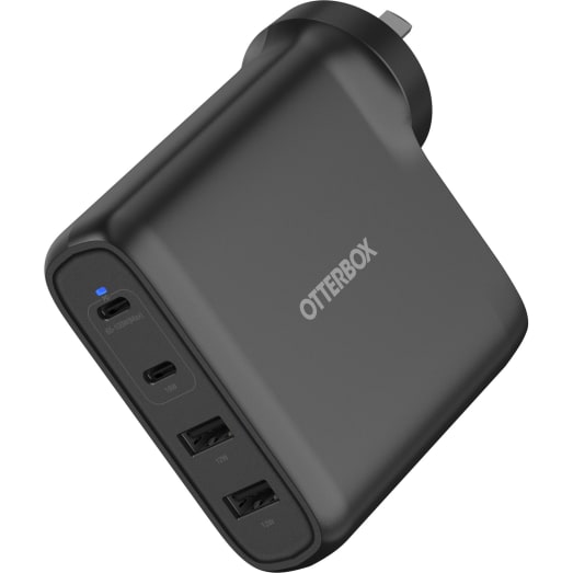 OtterBox 100W Four Port Wall Charger - Black