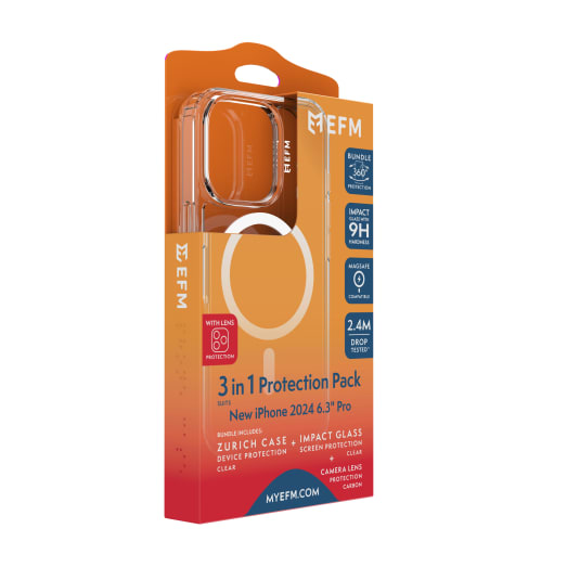 EFM Zurich MagSafe, Impact Screen, Lens Protector Bundle