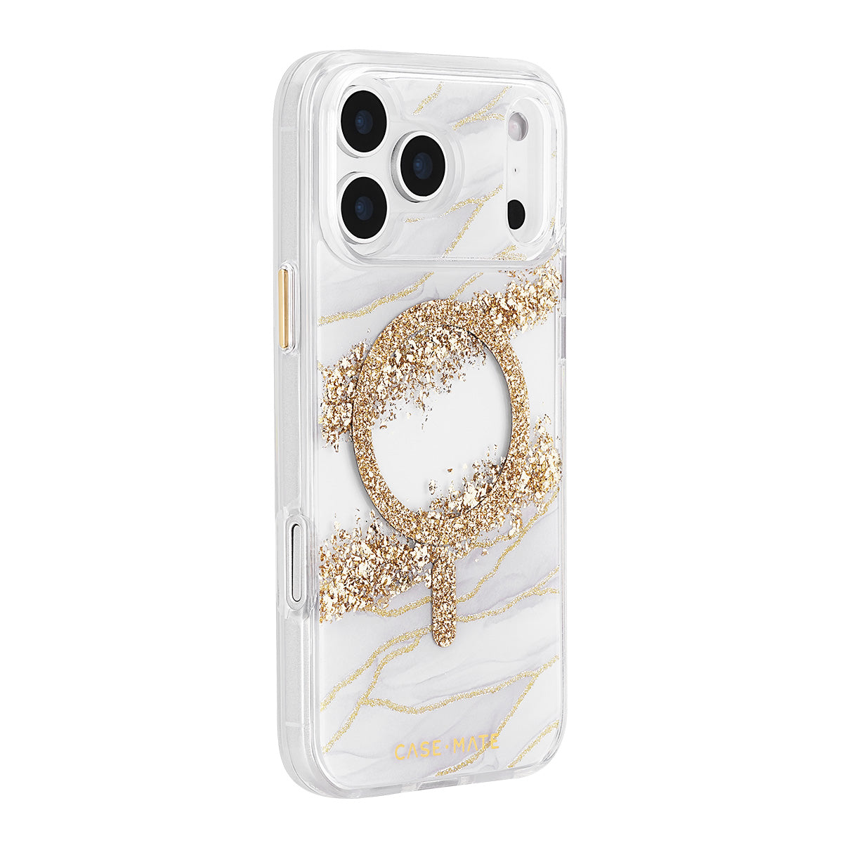 Case-Mate Karat Granite MagSafe Case - For iPhone 17 Pro Max - Gold