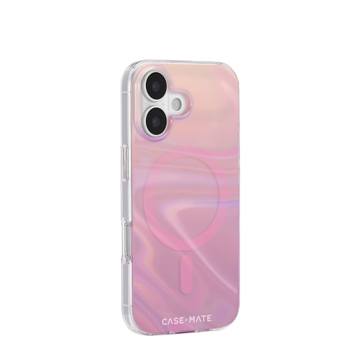 Case-Mate Peach Bubble MagSafe Case - For iPhone 17 - Iridescent