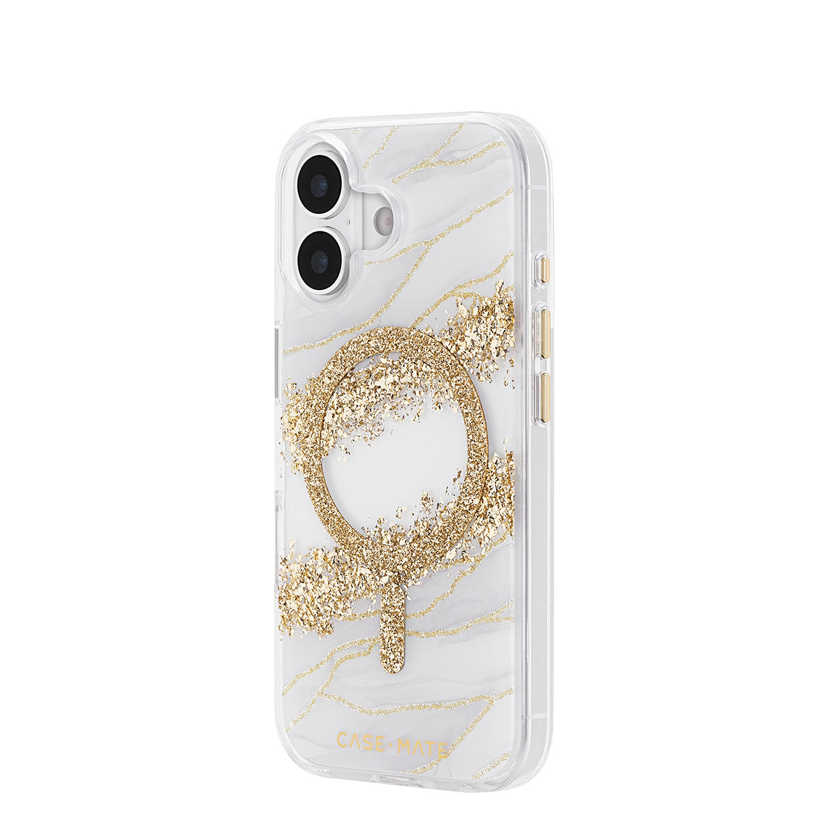 Case-Mate Karat Granite MagSafe Case - For iPhone 17 - Gold