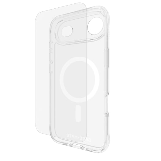 Case-Mate Case & Screen Protection Pack w/MagSafe - For iPhone Air - Clear Case - Clear
