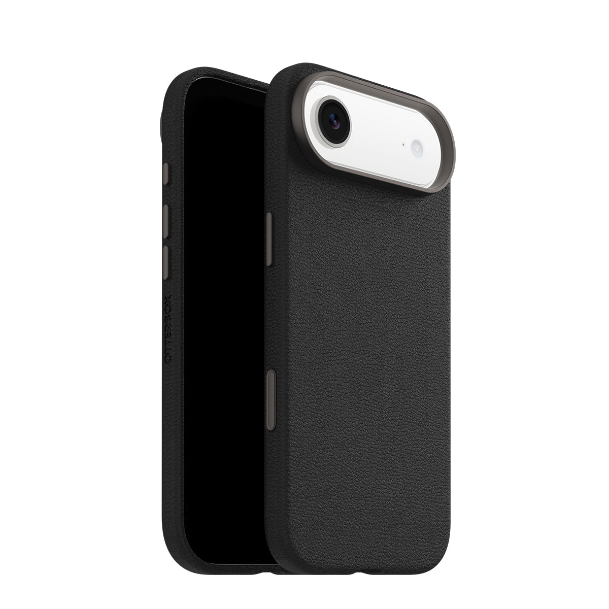 OtterBox Symmetry MagSafe Cactus Leather Case with Camera Control - For iPhone Air - Noir Ash Black