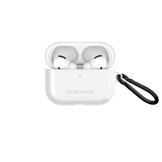 Case-Mate Tough Case - For AirPods Pro 3 - Clear with Black Carabiner - Clear