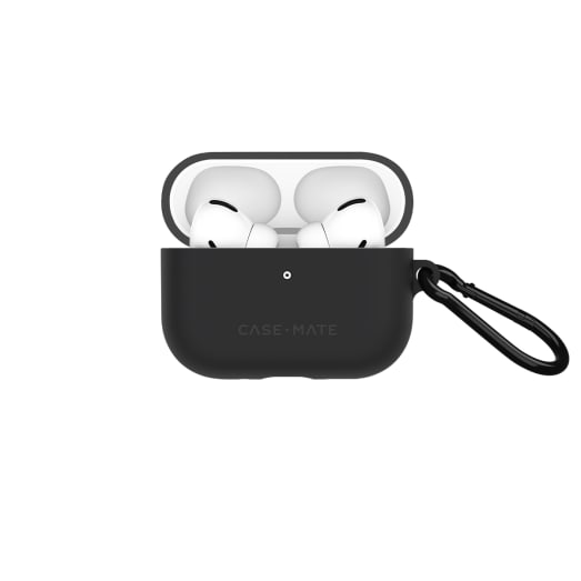 Case-Mate Tough Case - For AirPods Pro 3 - Black with Black Carabiner - Black