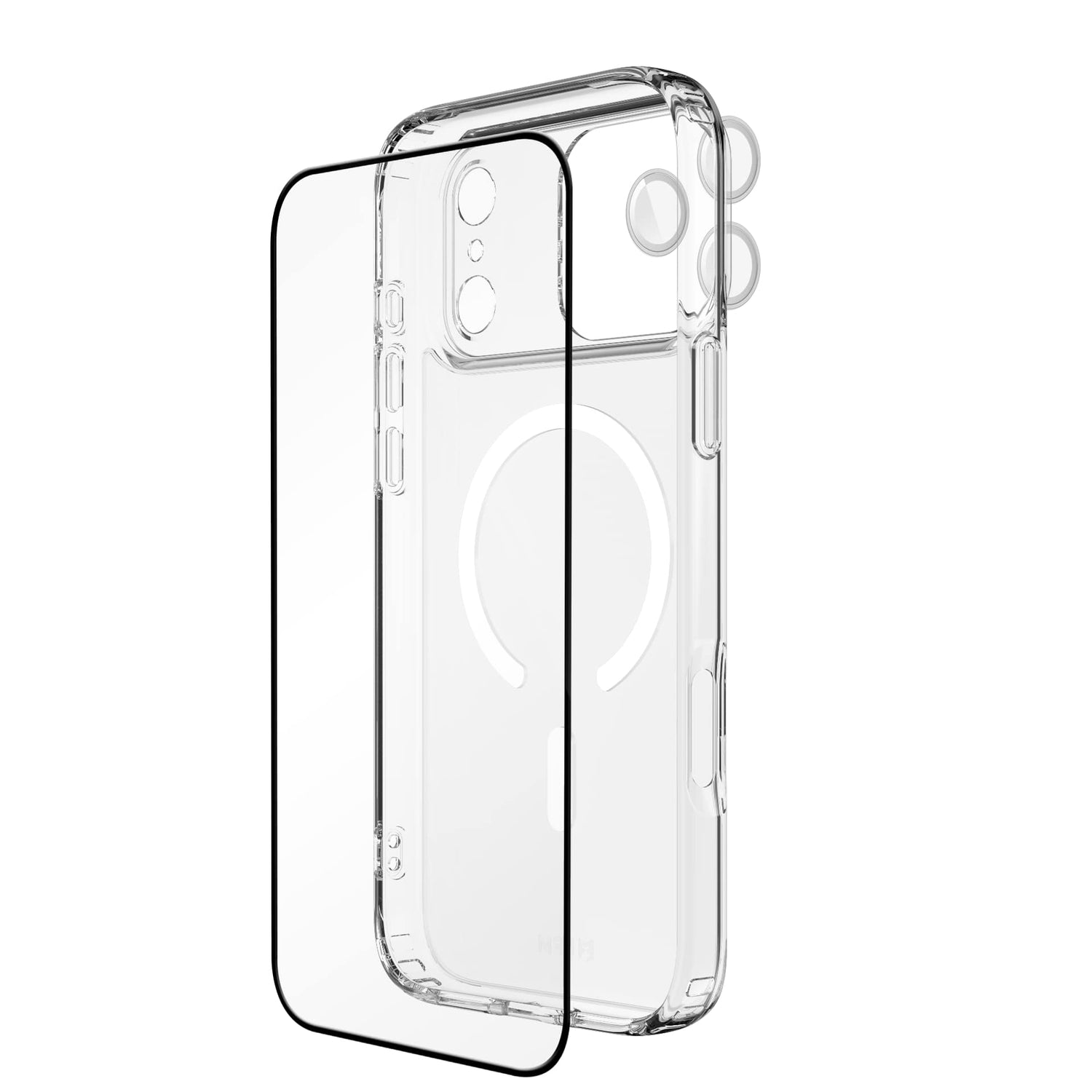 EFM 3-in-1 Case  Screen Armour and Camera Lens Armour Bundle - For iPhone 17 Pro Max