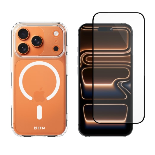 EFM 2-in-1 Case and Impact Glass Screen Armour Bundle