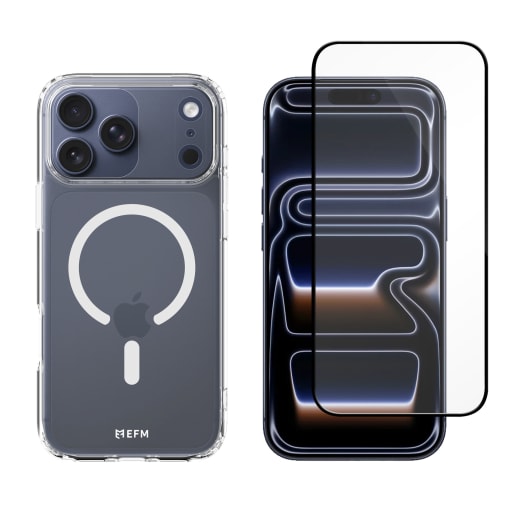 EFM 2-in-1 Case and Impact Glass Screen Armour Bundle