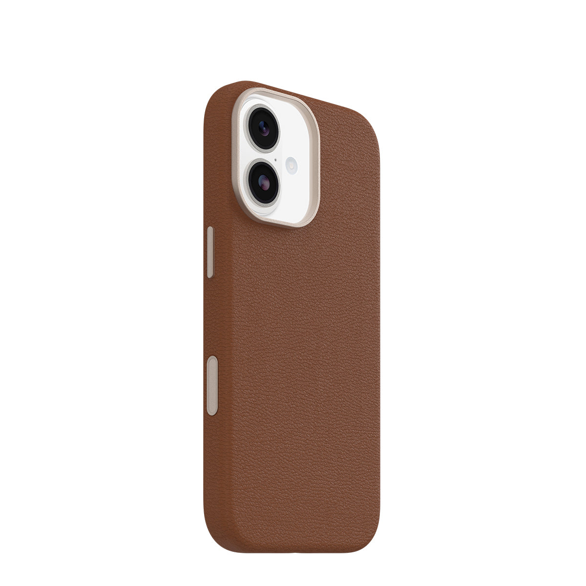 OtterBox Symmetry MagSafe Cactus Leather Case with Camera Control - For iPhone 17 - Desert Saddle Brown