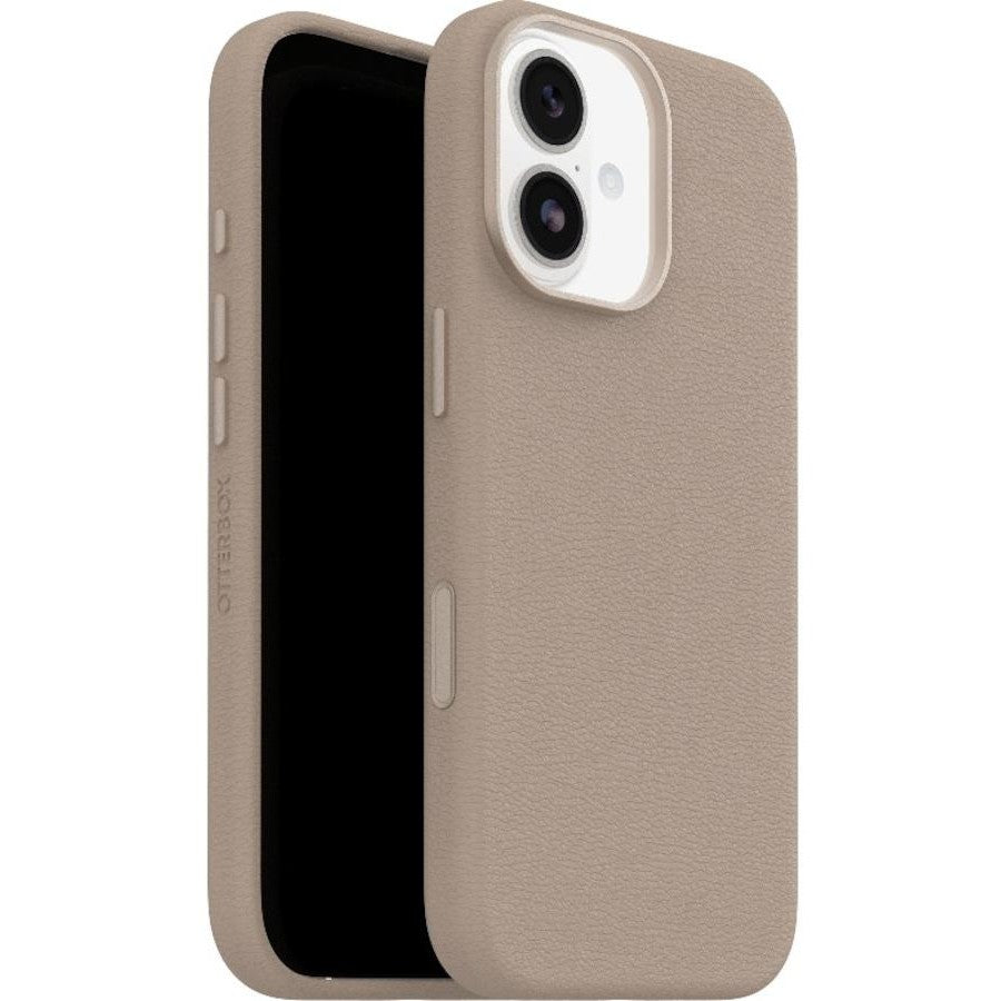 OtterBox Symmetry MagSafe Cactus Leather Case with Camera Control - For iPhone 17 - Cottonwood Glen Stone