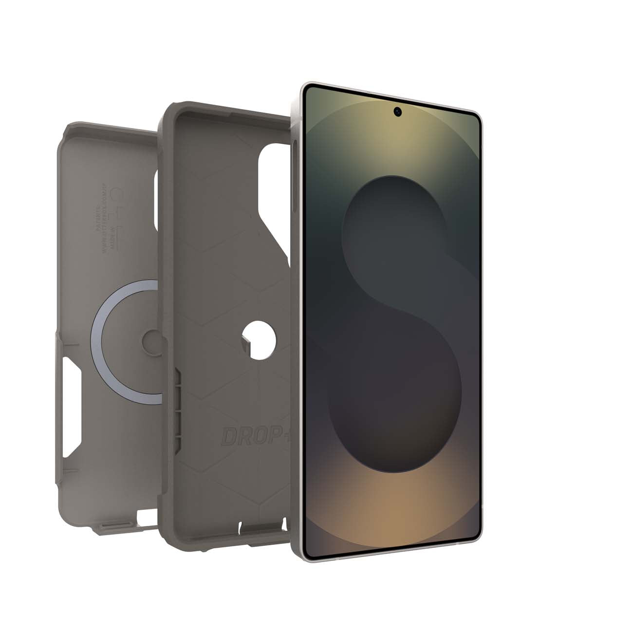 OtterBox Commuter Case w/Magnets  - Suits Samsung Galaxy S26 Ultra - Cottonwood Glen Cream