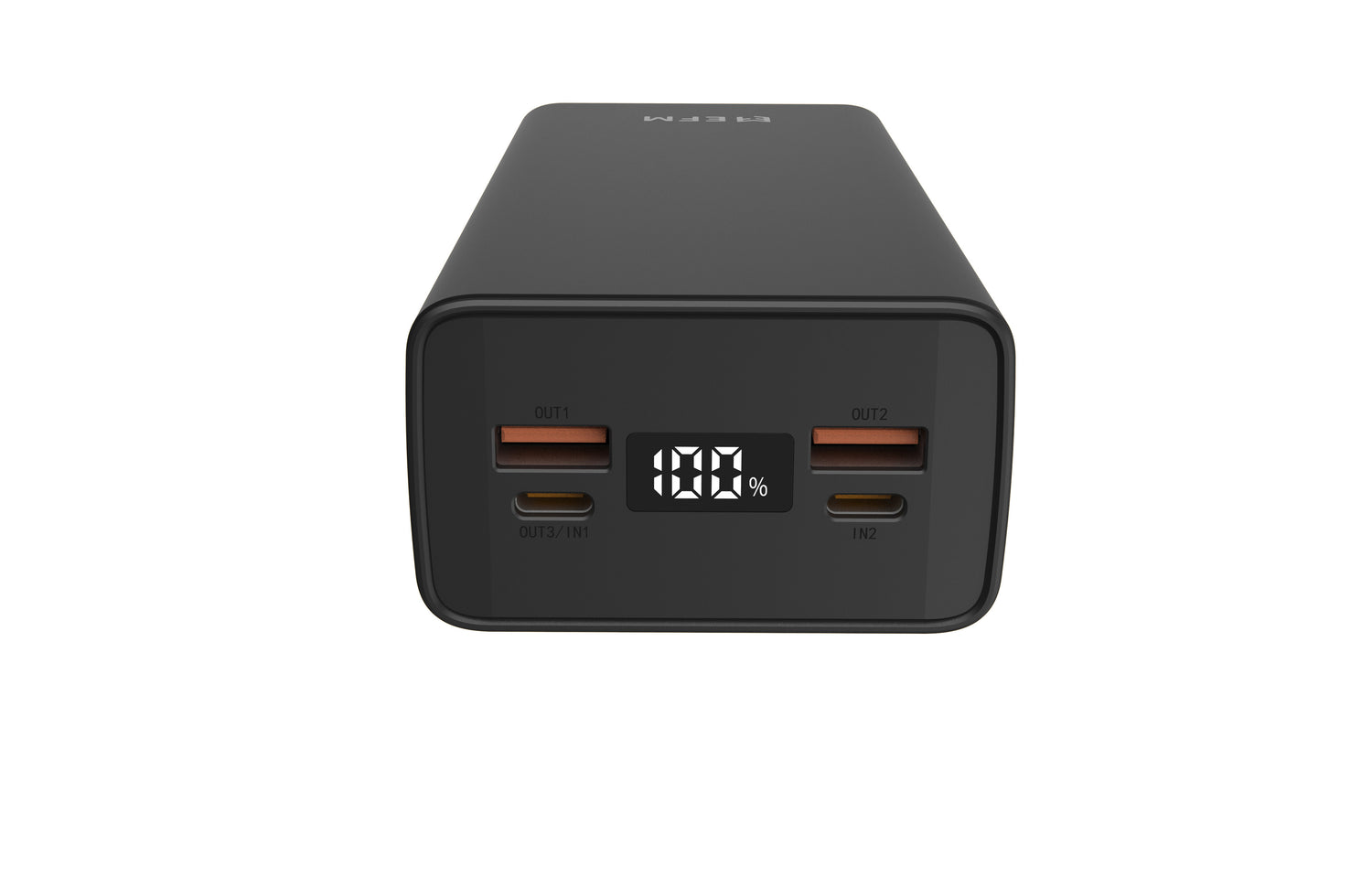 EFM 30 000mAh Digital Power Bank - With 20W Output - Black