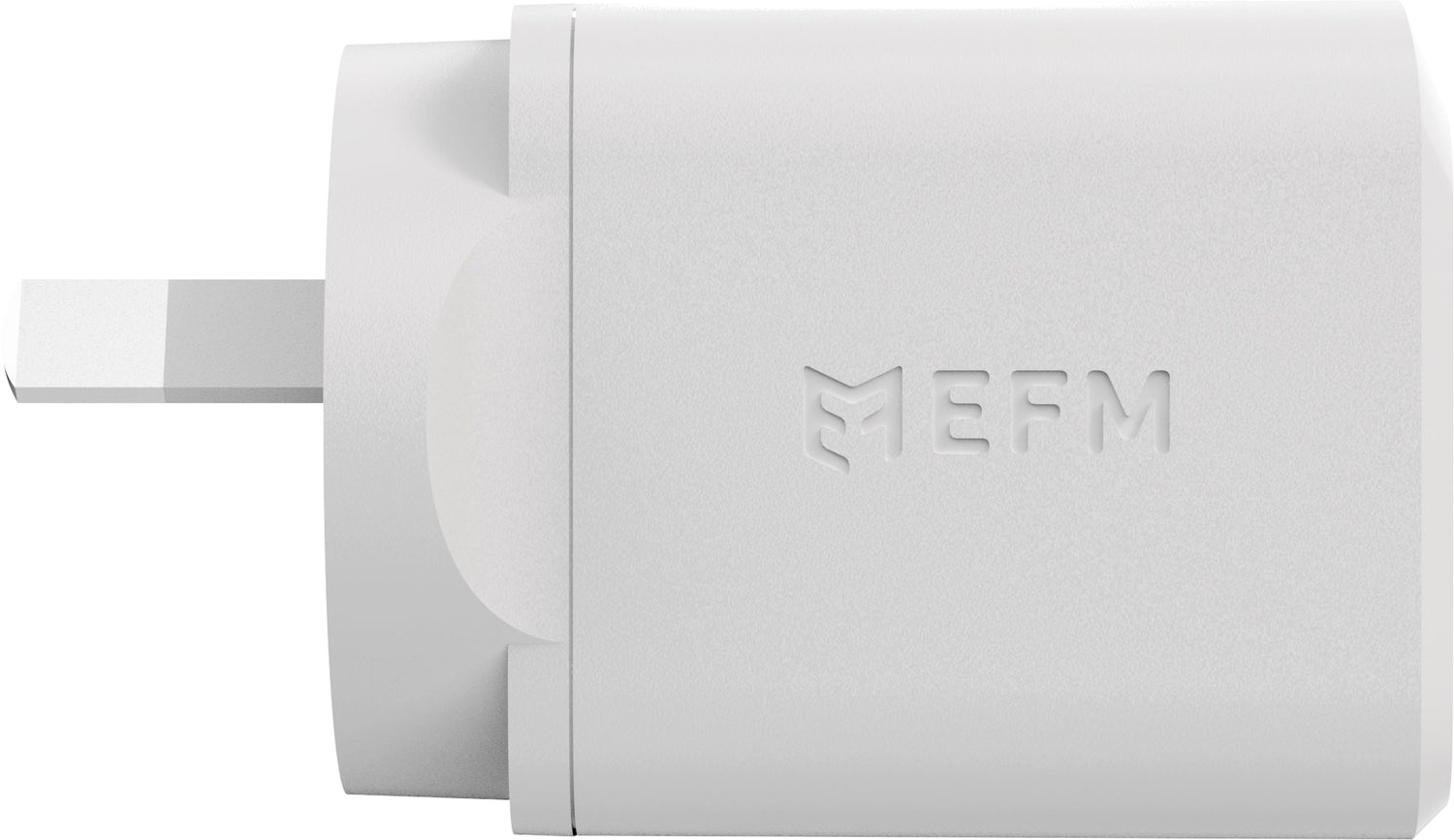 EFM ECO 36W Dual Port Wall Charger - With Power Delivery and PPS - White