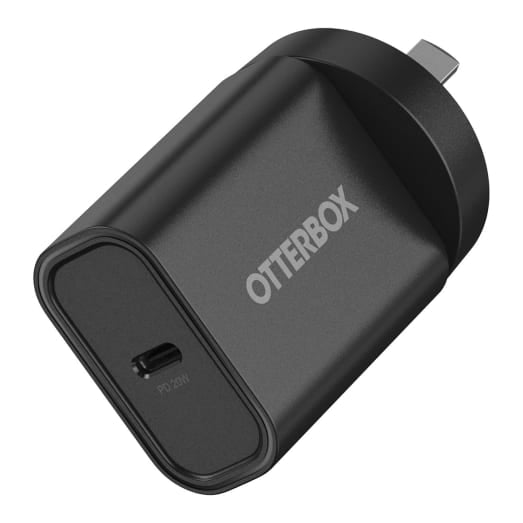 OtterBox 20W Wall Charger - With USB-C and Power Delivery - Black