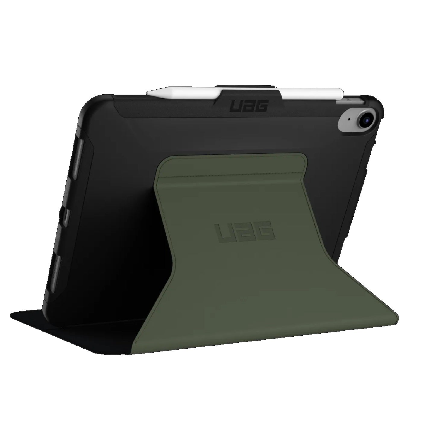 UAG Scout Apple iPad (10.9") 11th Gen (A16) / iPad 10th Gen Folio Rugged Case (Black/Olive) -