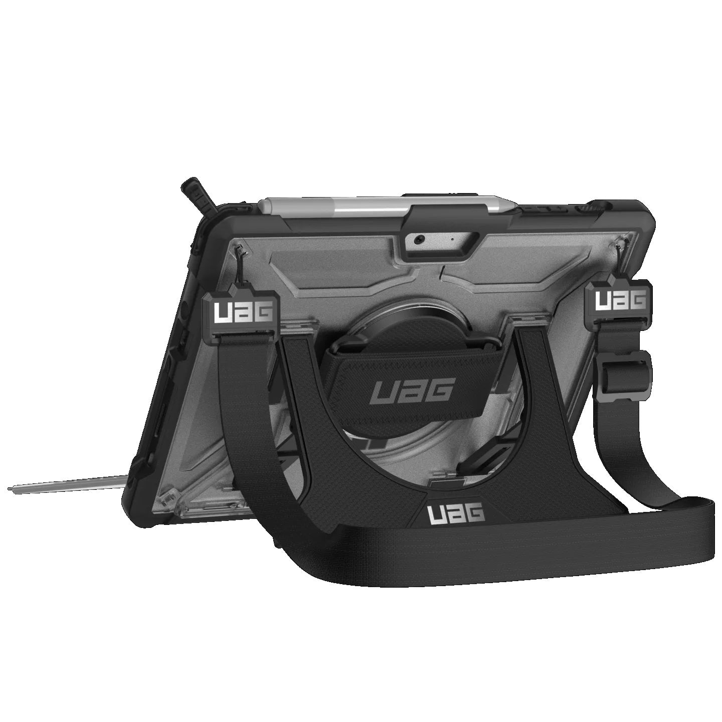 UAG Plasma Microsoft Surface Go 4/ Go 3/ Go 2/ Go With Hand & Shoulder Strap Rugged Case - Ice