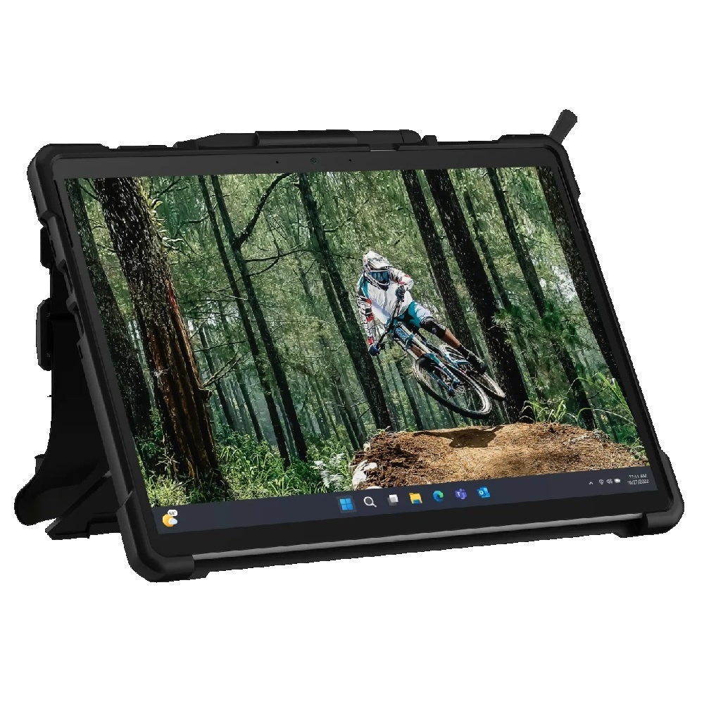 UAG Plasma Microsoft Surface Pro 11/Pro 10/Pro 9 Hand & Shoulder Strap Rugged Case -Ice