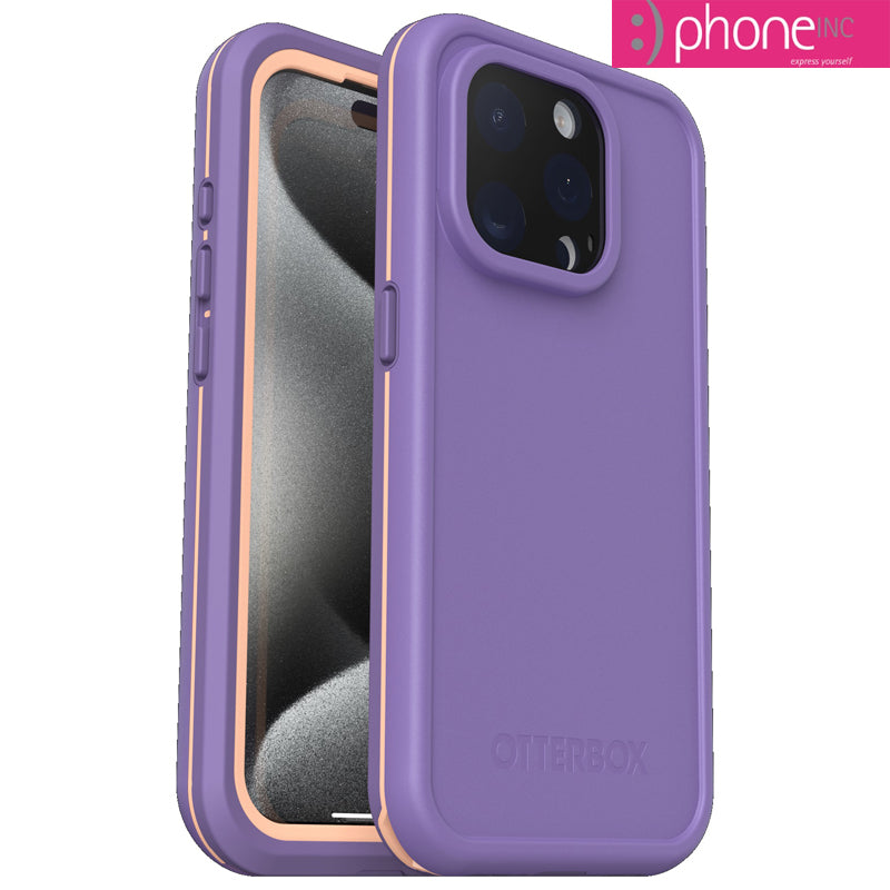 OtterBox Fre MagSafe Apple iPhone 15 Pro (6.1") Case Rule of Plum (Purple) 2M WaterProof (Copy)