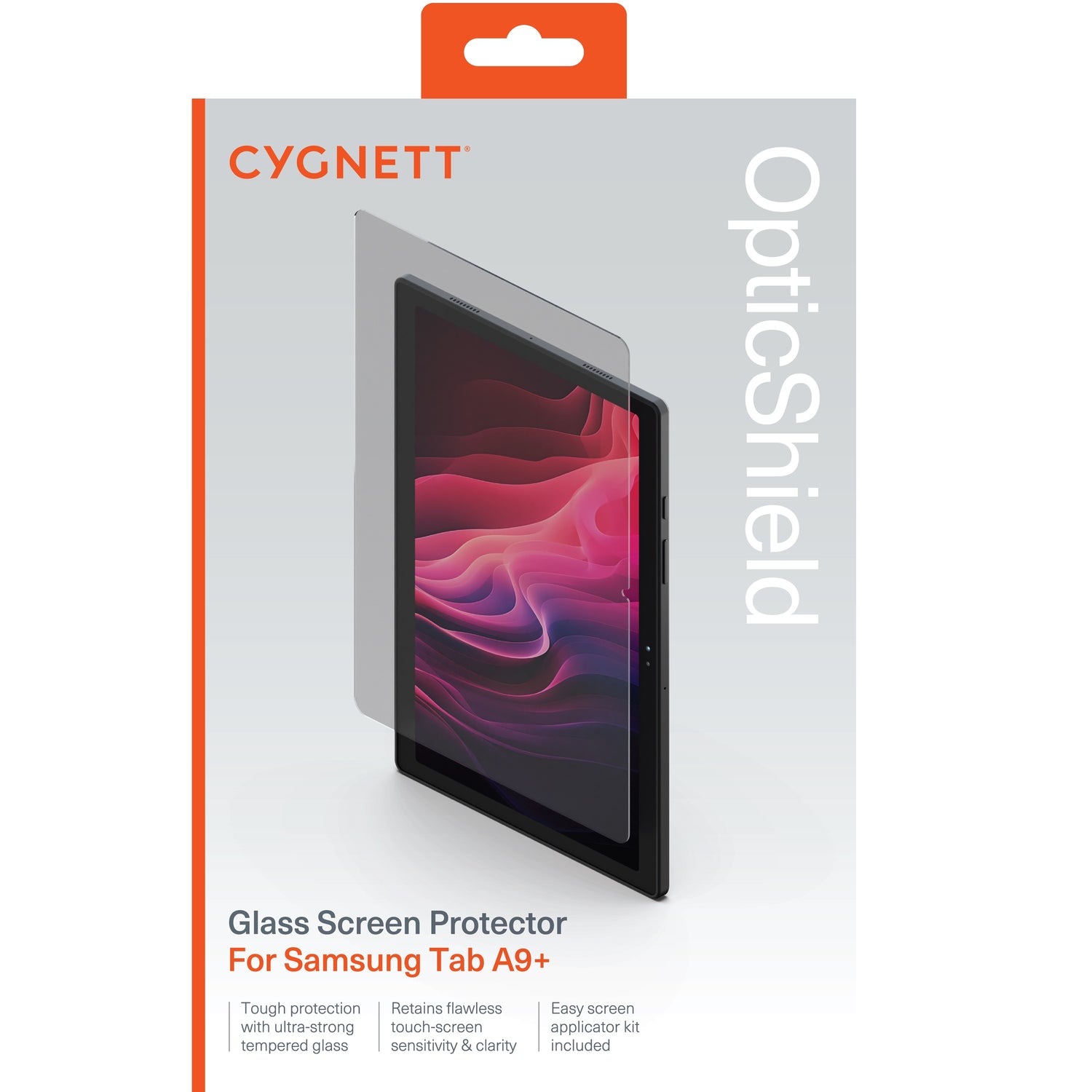 Cygnett OpticShield Samsung Galaxy Tab A9+ (11") Japanese Tempered Glass Screen Protector-