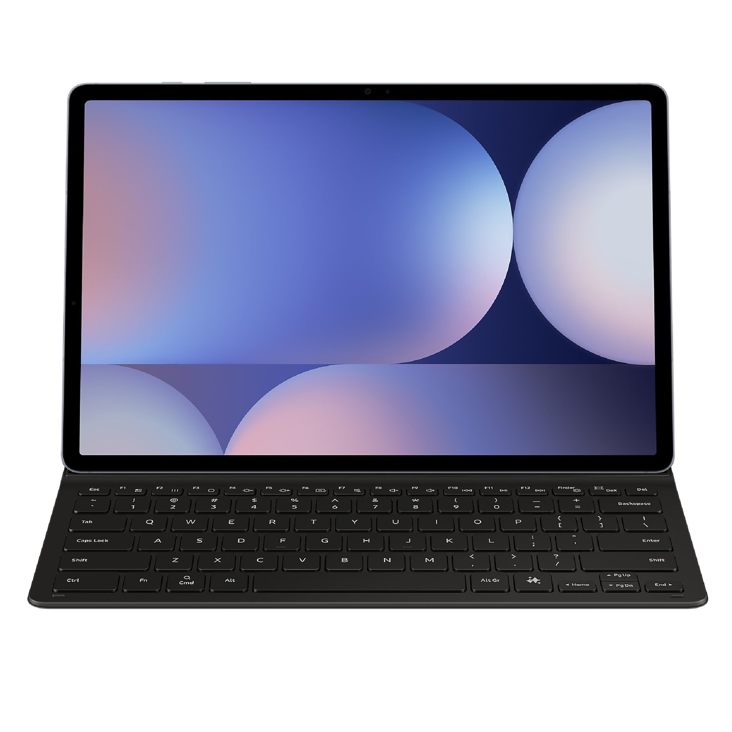 Samsung Galaxy Tab S10+/ TabS9+ / Tab S9 FE+ Book Cover Keyboard Slim Black - Slim and lightweight / Wireless Sharing / AI Key
