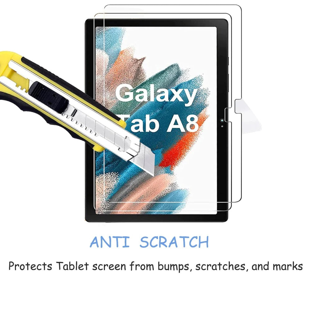 USP Samsung Galaxy Tab A8 (10.5'') Tempered Glass Screen Protector : Full Coverage / 9H Hardness / Bubble-free / Anti-fingerprint / Original Touch Feel