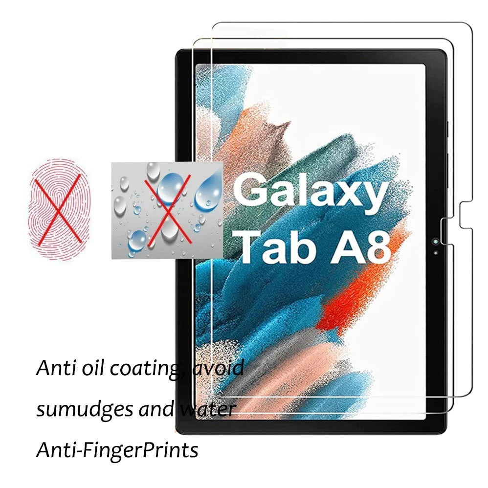 USP Samsung Galaxy Tab A8 (10.5'') Tempered Glass Screen Protector : Full Coverage / 9H Hardness / Bubble-free / Anti-fingerprint / Original Touch Feel