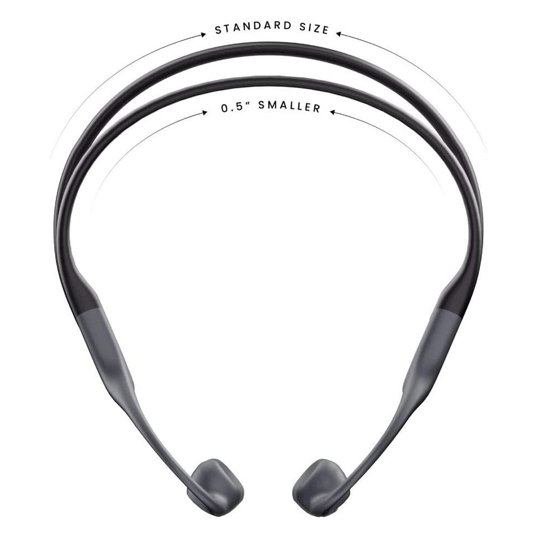 Shokz OpenRun Mini Bluetooth Open-Ear Endurance Headphones - Black