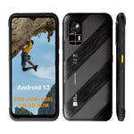 AGM H6 Lite Rugged Smartphone 4G (Dual Sim, 128GB/4GB, 6.52'', IP69) - Black